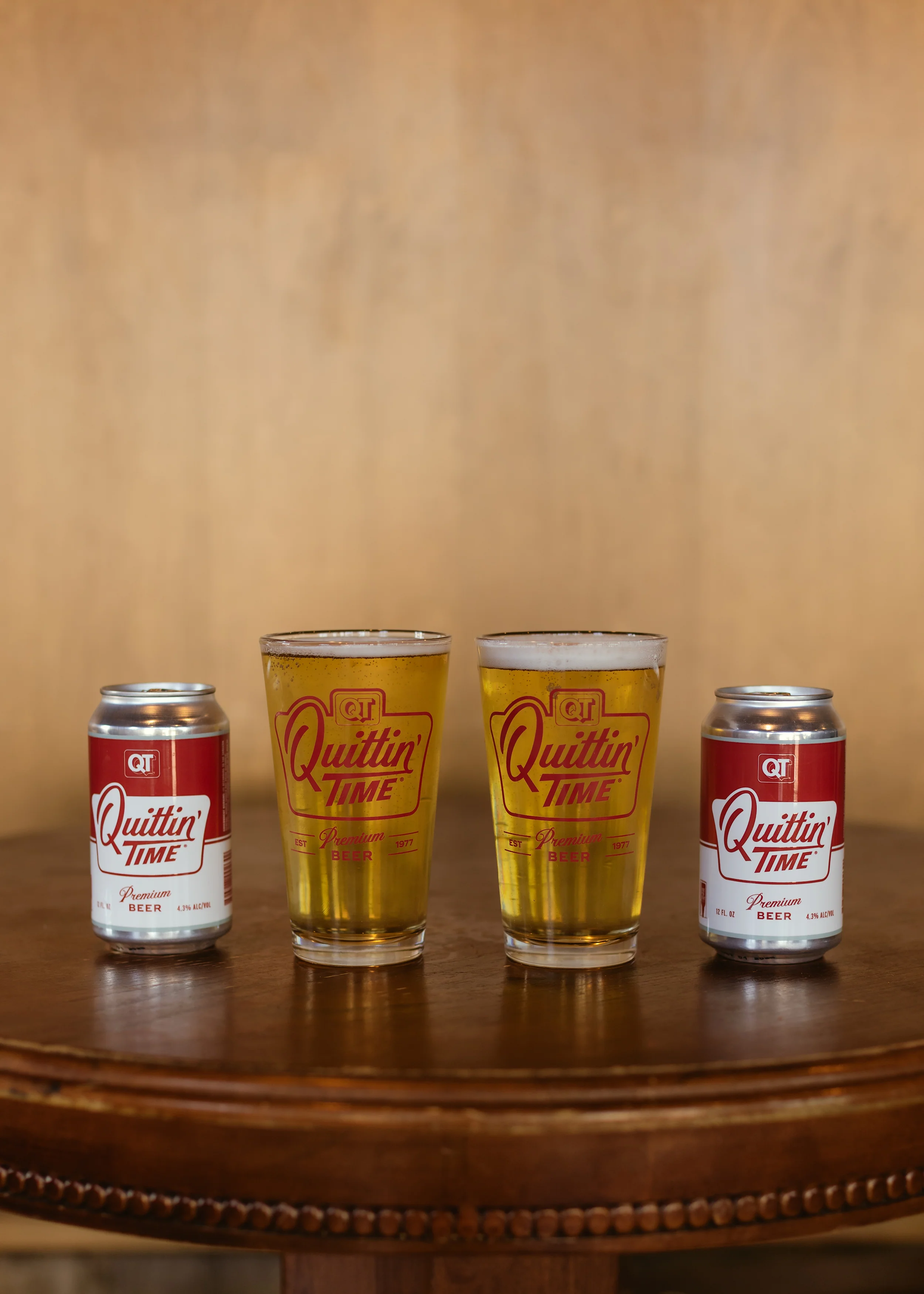 Set of Quittin' Time Pint Glasses - Image 2