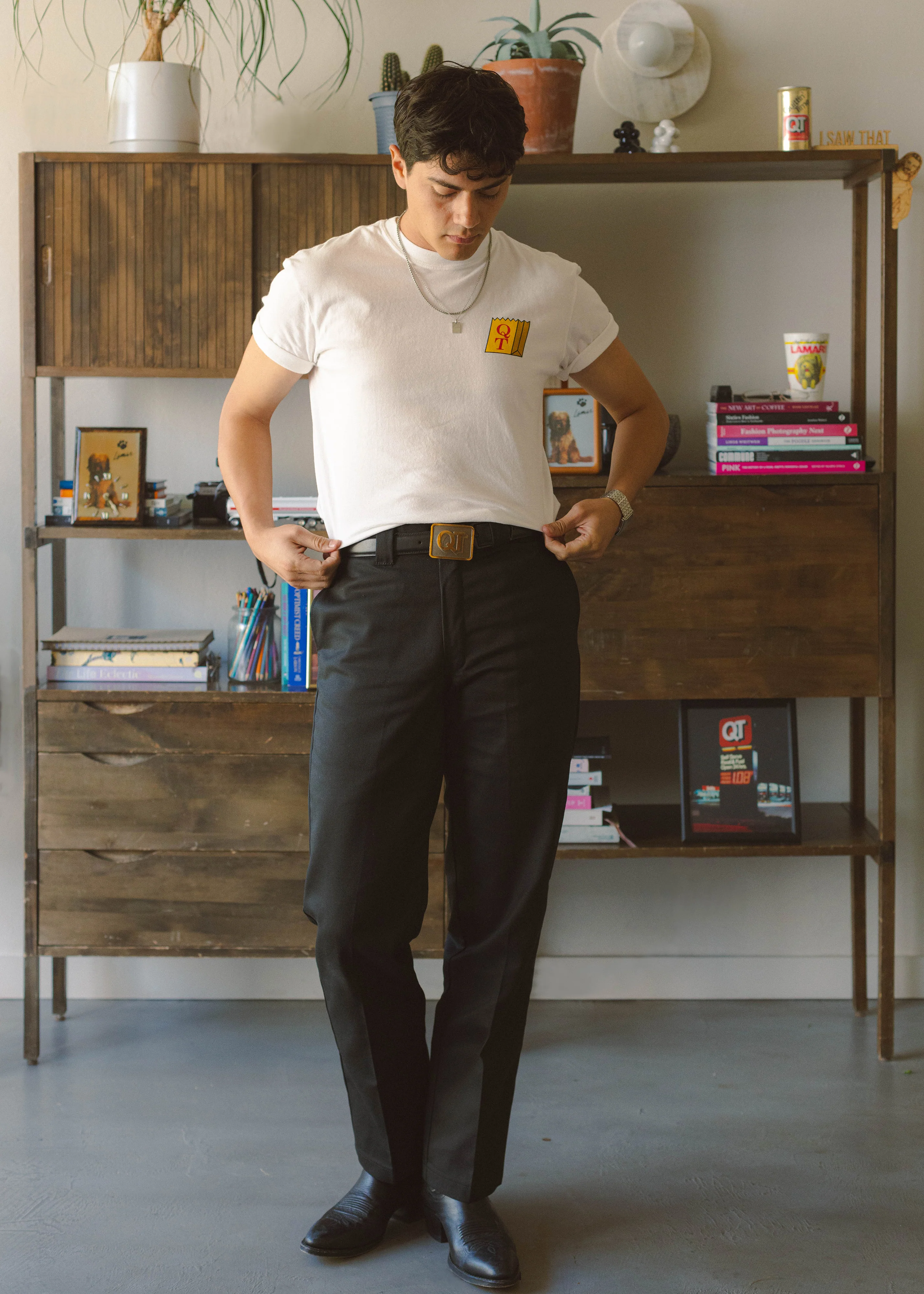 Fast and Friendly White T-Shirt - Image 2